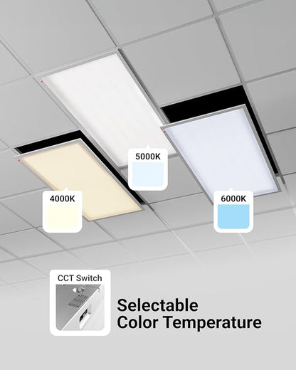 Sunco 24 Pack 2x4 LED Flat Panel Light Drop Ceiling Office Fixture - Image 5