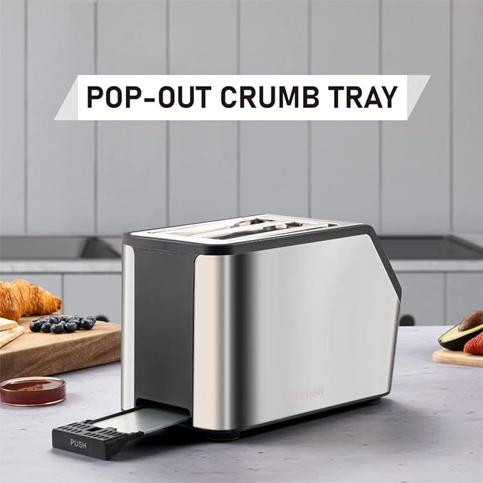 Smart Toaster, KETIAN Touch Screen 2 Slice, High-speed Automatic Settings - Image 7
