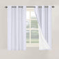 H.VERSAILTEX Primitive Linen Curtains 100% Blackout Curtain Drapes Burlap by HVERSAILTEX