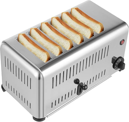 1680W Electric Toaster with 2 Modes & 1-5min Timer, Stainless Steel Bread by Unknown