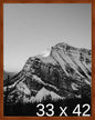 Frame It Easy 33 x 42 Russet Wood Frame by FrameItEasy