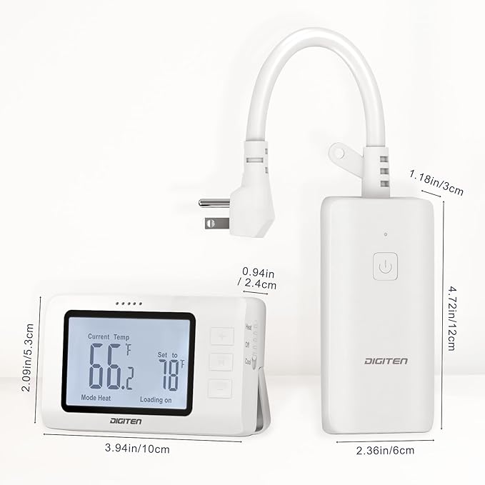 Remote Control Thermostat, pre-Wire Temp Controller - Image 2
