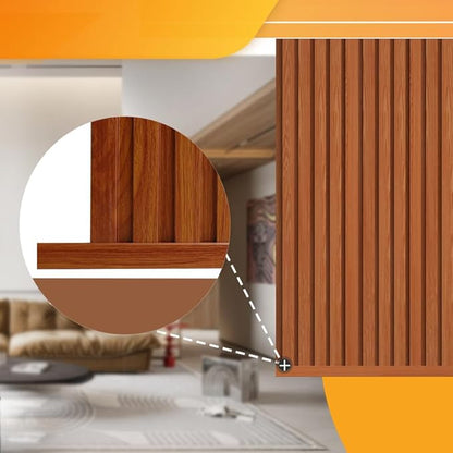 OUZUGIE 8-Pack 57 Inches, WPC Slat Wall Panel Trim, Corner Guard - Image 4