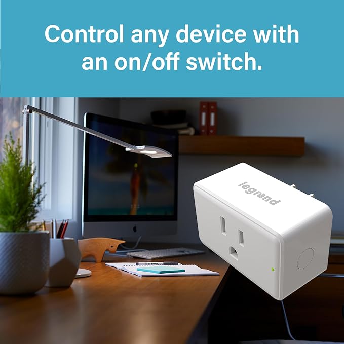 Legrand Radiant® Wi-Fi Matter Smart Plug Matter Hub Required 15A, Easy Setup - Image 6