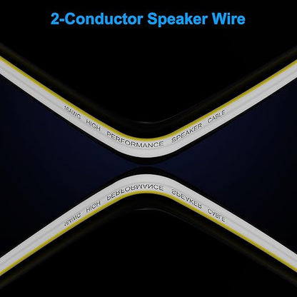 18AWG Speaker Wire 50 FT, 18 Gauge Audio Security Alarm Hookup Control Low - Image 4