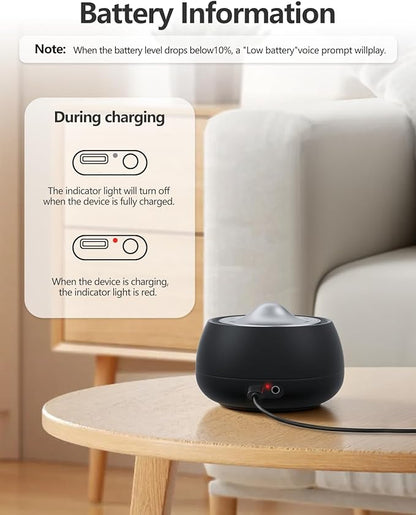 Portable Electronic Tibetan Singing Bowl, 8 Healing Frequencies, Auto/Manual - Image 7