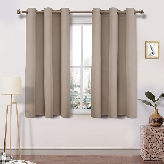 DWCN Blackout Curtains for Living Room, Thermal Insulated Room Darkening Window by DWCN