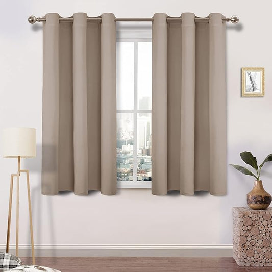 DWCN Blackout Curtains for Living Room, Thermal Insulated Room Darkening Window by DWCN