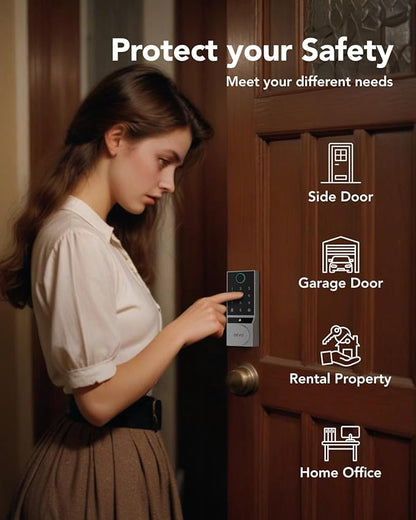 Devo G2 Fingerprint Smart Door Lock, Keyless Entry Door Lock, App Control - Image 8