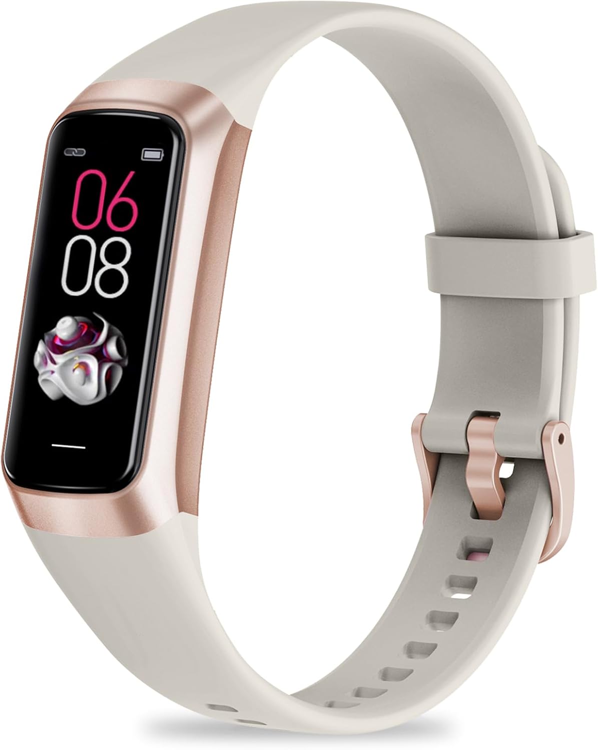 fitness tracker with step counter/calories/stopwatch, activity tracker, health, main product view