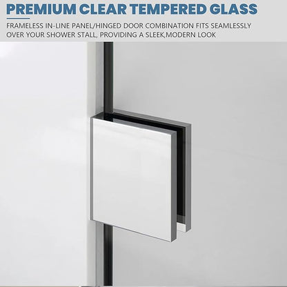 Bathroom Shower Glass Door 24 * 74" - Image 5