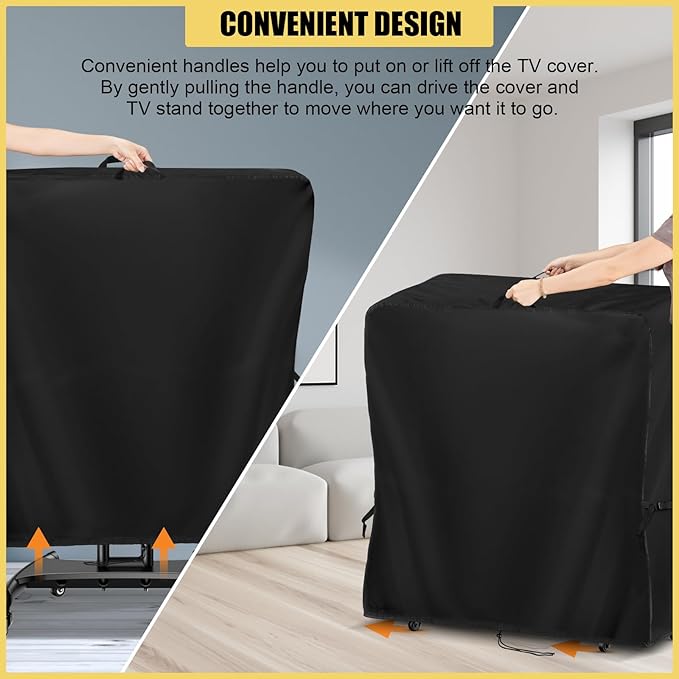 Hdenmist Outdoor TV Cover 44 Inch Weatherproof, Waterproof Outdoor TV Stand - Image 6