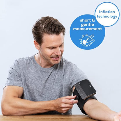 Beurer BM81 easyLock Automatic Upper Arm Blood Pressure Monitor, Smart Cuff - Image 3