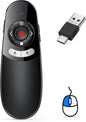 DINOSTRIKE 2 in 1 Type C and USB Presentation Clicker by DINOSTRIKE