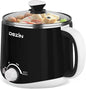 Dezin Hot Pot Electric, Rapid Noodles Cooker, Stainless Steel Electric Pot 1.6 by DEZIN
