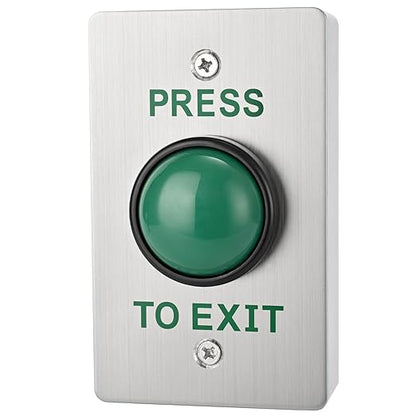 Push to Exit Button for Door Access Control Big Press Button IP68 Waterproof by YUHANUS