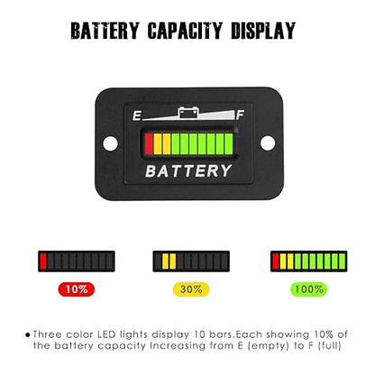 Taikemeti 48V LED Battery Level Indicator, Monitoring The Residual Power of The - Image 2