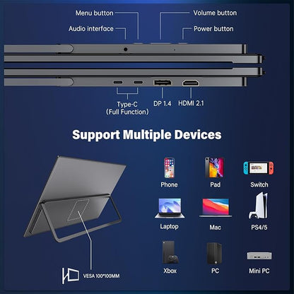 InnoView 27 Inch Monitor Dual Mode 4K UHD 120Hz/FHD 288Hz Portable Monitor - Image 6