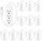 Copkim 20 Pack 3 Outlet Power Strip Extension Cord by Copkim