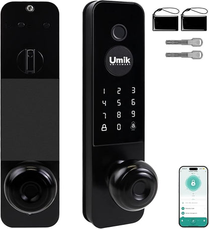 UMIK UMIKSMART Smart Door Lock, Keyless Entry Fingerprint Door Lock by UMIKSMARTLOCK