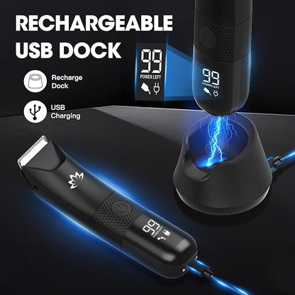 RESUXI Manscape Ball Trimmer for Men, Body& Pubic Hair Trimmer and Groin Hair - Image 4