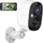 2K UHD Smart Wireless Security Camera Indoor/Outdoor, Battery Powered WiFi by Tziarp
