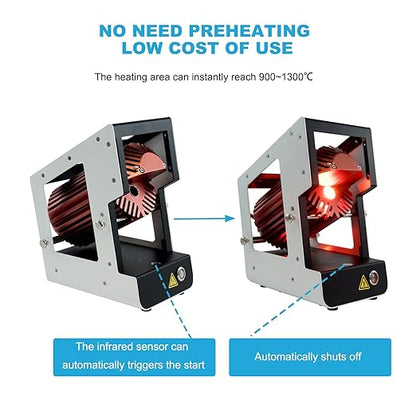 Lab Infrared Sterilizer with Open-use 7s Instant Sterilization and Self-Closing - Image 2