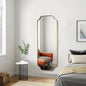 ANDY STAR 18" x 48" Full Length Wall Mirror, Large Brushed Gold Bathroom Mirror by ANDYSTAR