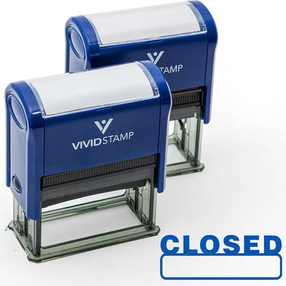 Basic Closed Self Inking Rubber Stamp by Vivid+Stamp