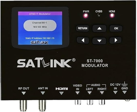 SatLink ST-7000 HDMI to RF Digital Modulator/Encoder Delivers 1080p HDMI Video by Unknown