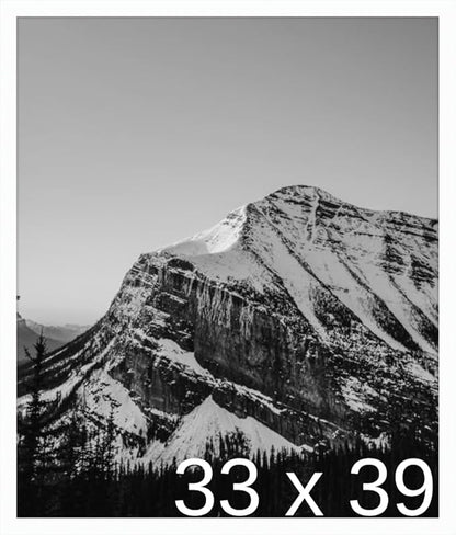 Frame It Easy 33 x 39 White Wood Frame by FrameItEasy