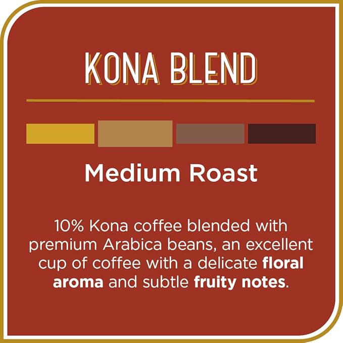Don Francisco's Kona Blend Coffee Pods, Medium Roast, Compatible - Image 2