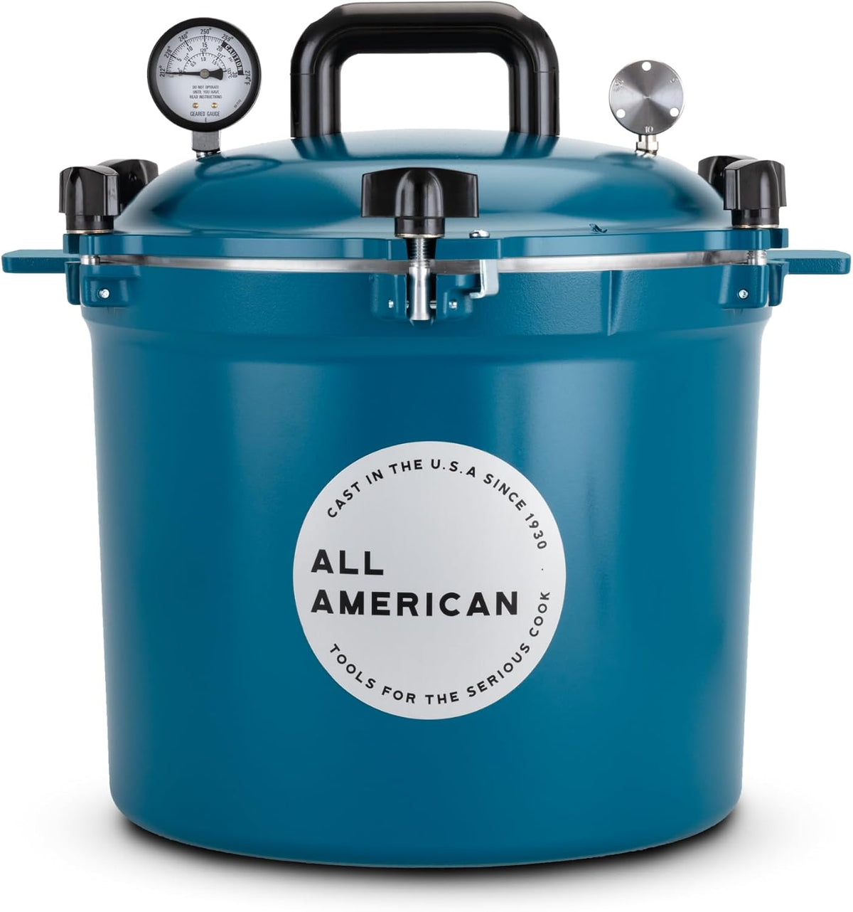 All American 1930 Pressure Cooker/Canner (921), 21.5 Quart, Berry Blue