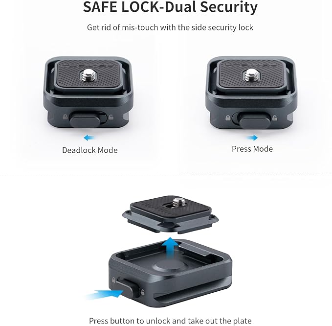 PGYTECH Quick Release Plate +Adapter w/Arcac-Swiss Interface Camera Quick - Image 4
