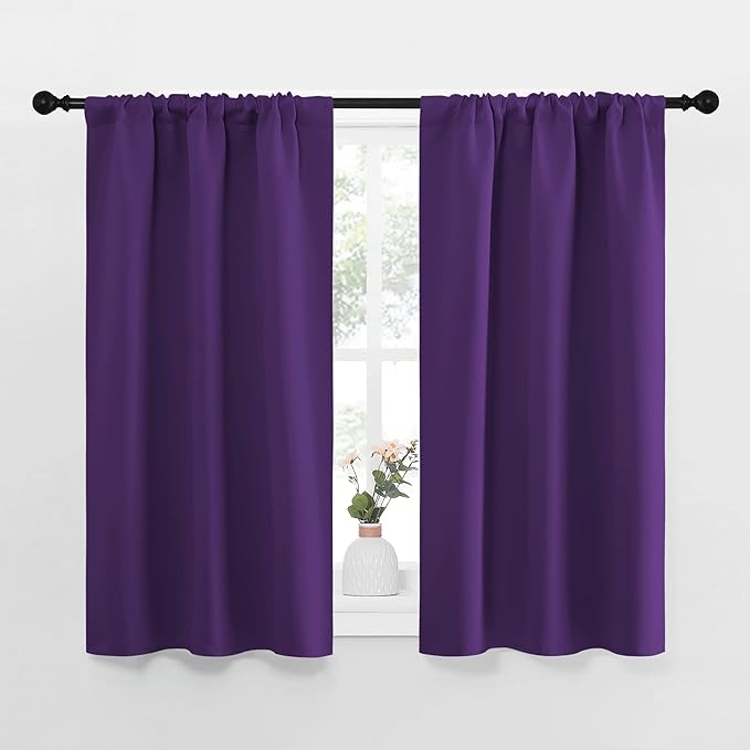 NICETOWN Kitchen Curtains Blackout Drapes & Curtains, Energy Smart Window by NICETOWN