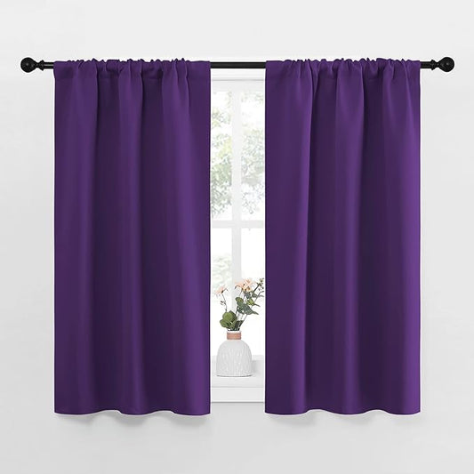 NICETOWN Kitchen Curtains Blackout Drapes & Curtains, Energy Smart Window by NICETOWN