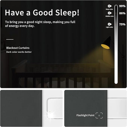 Easy-Going Blackout Curtains for Bedroom, Solid Thermal Insulated Grommet and - Image 2