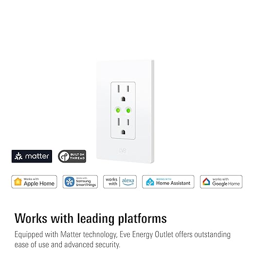 Eve Energy Outlet 3-Pack – Smart Outlet & Power Meter, App & Voice Control - Image 2