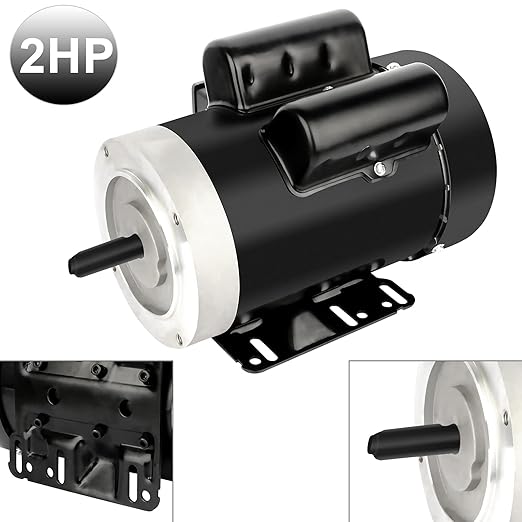 2HP Electric Motor 3450 RPM General Purpose Single Phase Motor 56C Frame - Image 4