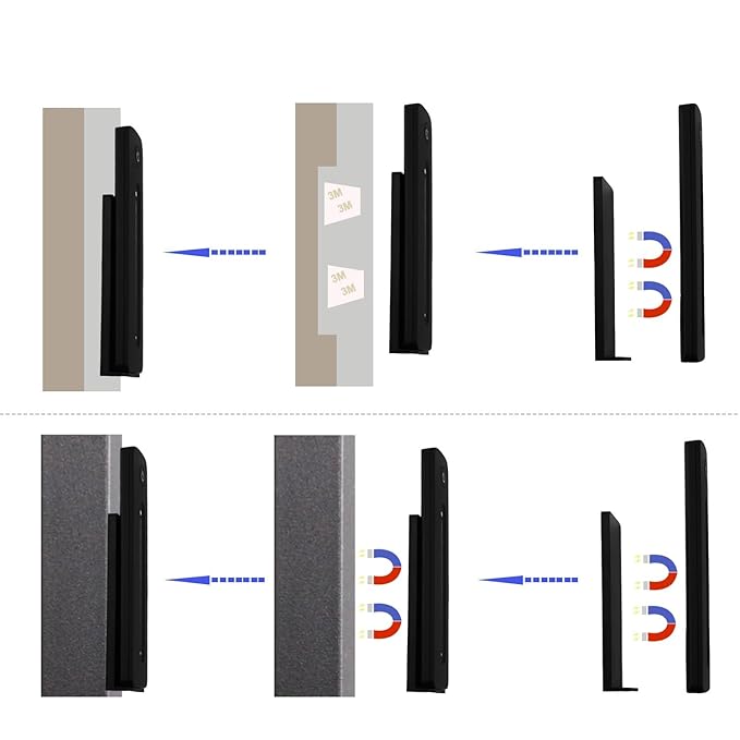 RF Wireless Remote CCT LED Strip Controller Magnetic Wall-Mounted Touch Slide - Image 5