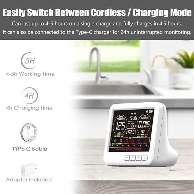 Professional Indoor Air Quality Monitor - Image 9