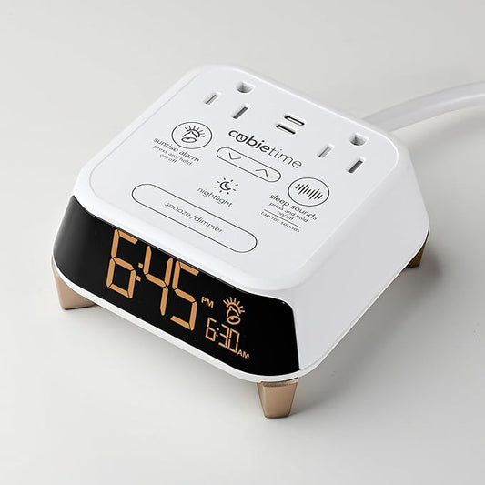 Brandstand CubieTime Zen White | Alarm Clock Charger by Brandstand