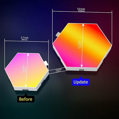 JIMIMORO Big Hexagon LED Light - Image 2