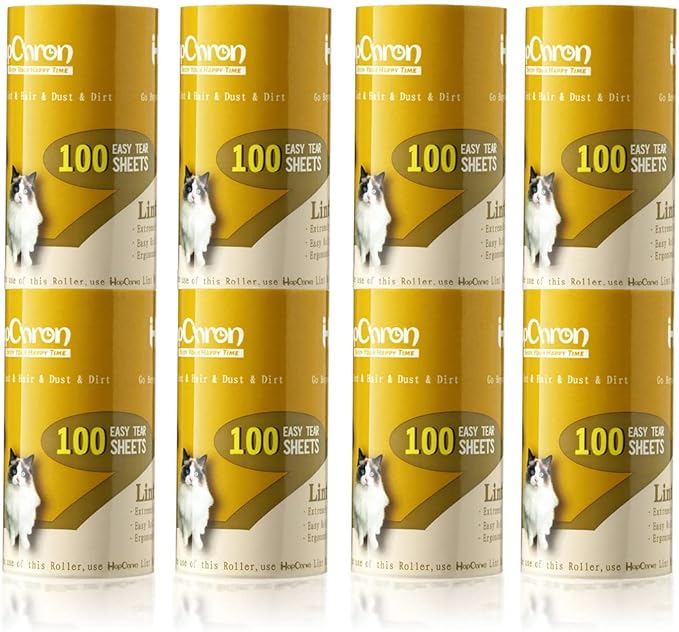 HapChron Extra Sticky Lint Roller Refills Only, Total 800 Easy Tear Sheets by HapChron