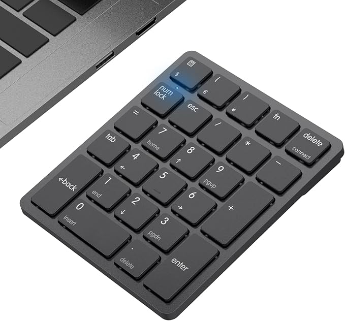 havit Bluetooth Number Pad Wireless Numeric Keypad Numpad 26 Keys Portable Mini by havit