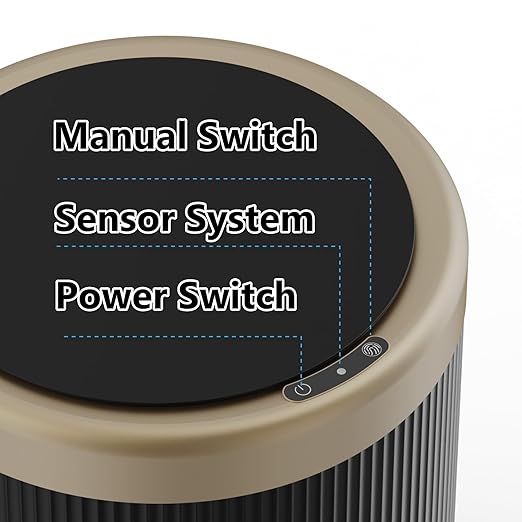 2Pack Automatic Bathroom Trash Can, Touchless Motion Sensor Garbage Can - Image 7