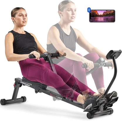 Sunny Health & Fitness Compact Adjustable Rowing Machine by SunnyHealthFitness