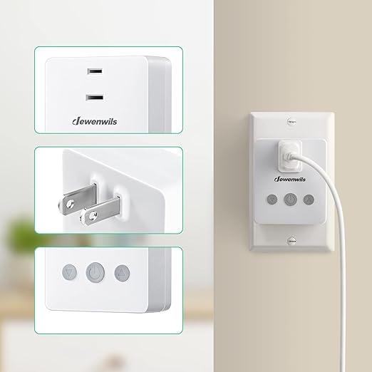 DEWENWILS Plug-in Lamp Dimmer Switch, Wireless Remote Dimmer Plug - Image 4