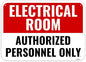 1PC Electrical Room Sign, 14 x 10 Inches by Venicor