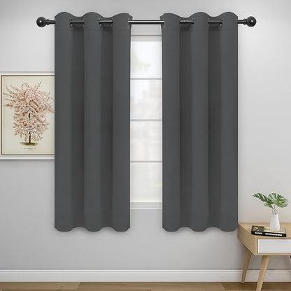 Easy-Going Blackout Curtains for Bedroom, Solid Thermal Insulated Grommet and by Easy-Going